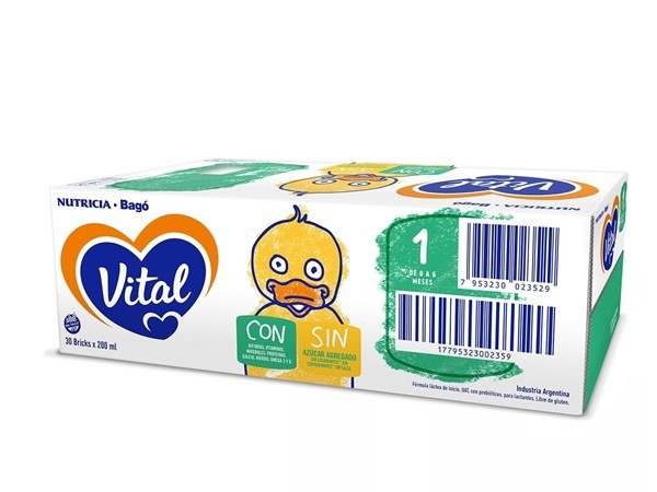 Leche Infantil Vital 1 0 a 6 meses 200 ml C/U x 30 un #1