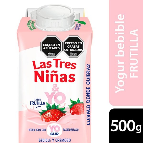 Yogur Frutilla 500 G Las Tres Niñas & Yo #1