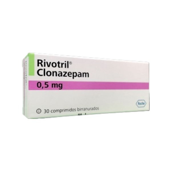 Biopas Argentin Rivotril Clonazepam 0.5 Mg x 30 Comp #1