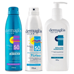 Dermaglós Kit Protector Solar Fps 50 + Emulsion Post Solar #1