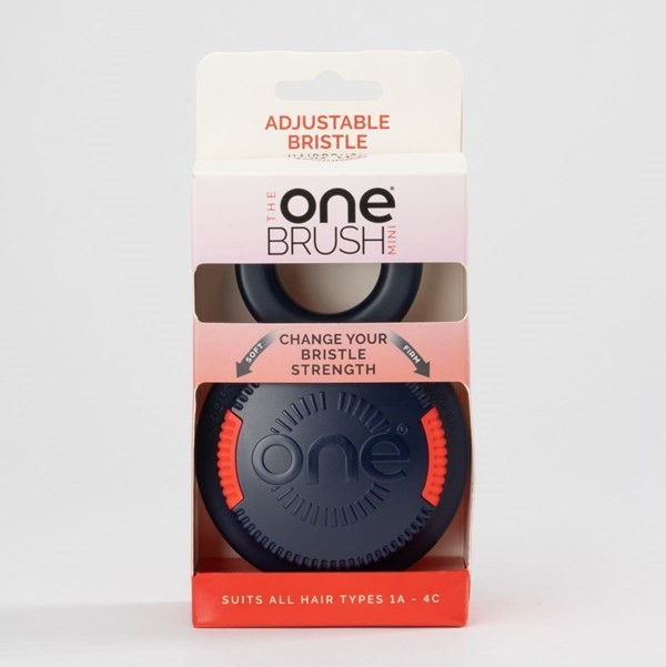 One Cepillo Brush Mini Detangler Ajustable Color Azul
