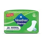 Nosotras Normal Tela Tipo Algodón Protector Diario X20 U Unico #2
