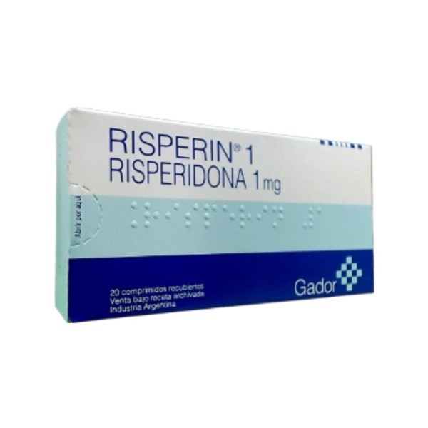 Gador Risperin Risperidona 1 Mg x 20 Comp #1