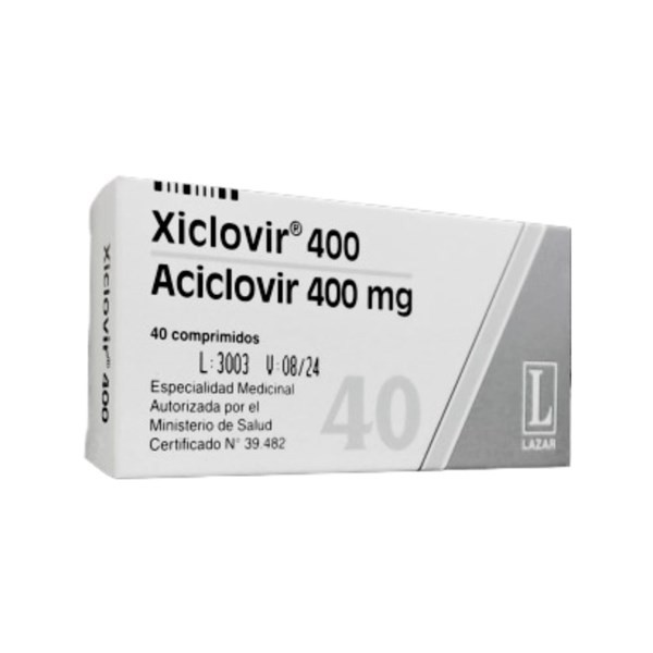 Lazar Xiclovir 400 Mg Aciclovir x 40 Comp
