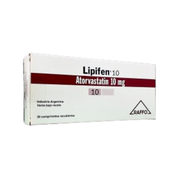 Raffo Lipifen 10 Mg Atorvastatín x 30 Comp #1