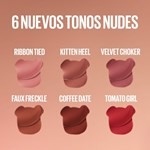 Labial Líquido Maybelline Teddy Tint x 5 ml Color Kitten Hell #6