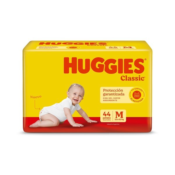 Pañales Talle m Huggies Classic 44 uni #1
