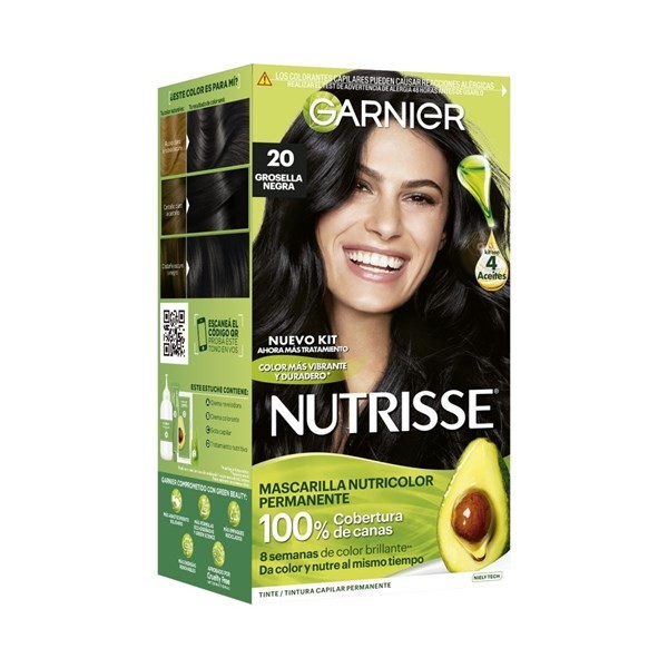 Nutrisse Kit Tintura Clasico Tono 20 grosella Negra alt