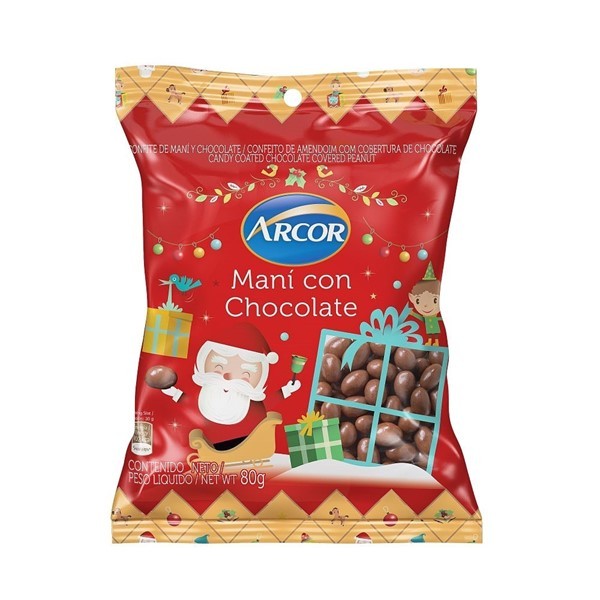 Maní Con Chocolate Arcor 80 Gr #1