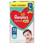 Pampers Pañales Supersec Plus (72 Unidades) | M #2