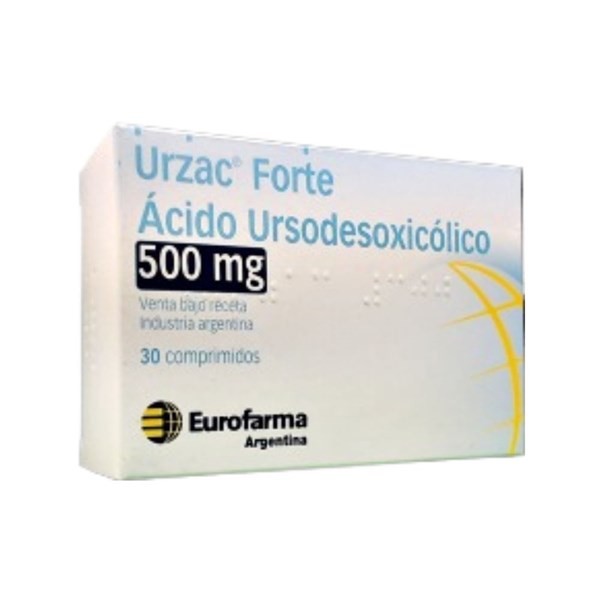 Eurofarma Urzac Forte Ursodesoxicólico, C. 500 Mg x 30 Comp