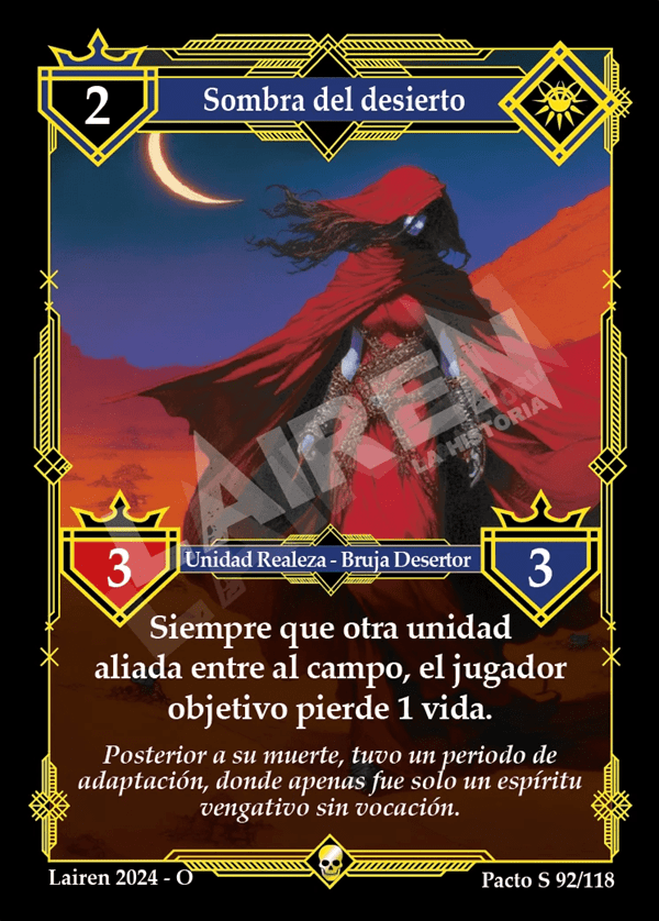 092 Sombra Del Desierto 1ra Edicion - Coste 2