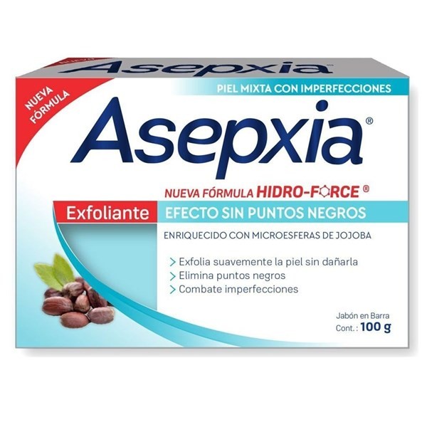 Asepxia Jabon Exfoliante 100 gr