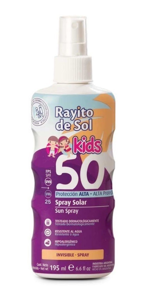 Rayito de Sol Spray Solar Kids Fps 50 195 gr #1