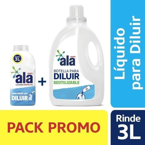 Ala Matic Jabón Liquido Para Diluir 500 ml Y Botella 3 l #1