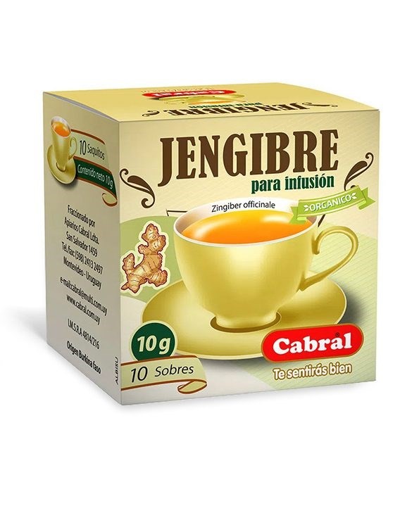 Cabral te jengibre | 10 saquitos #1