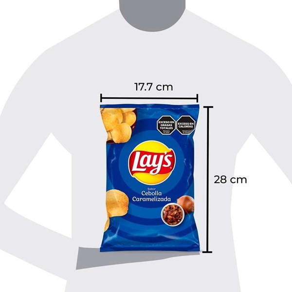 Papas Fritas Lays Cebolla Caramelizada 85 Grs alt