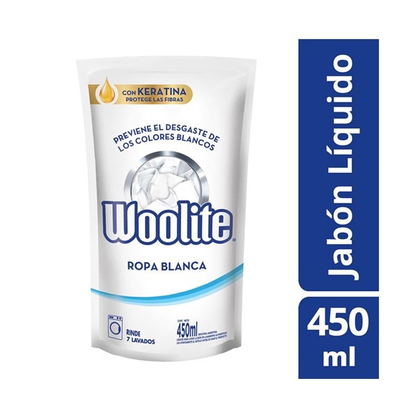 Detergente Extra Blanco Woolite Baja Aspuma 450 cc. #1