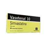 Roemmers Vasotenal Simvastatin 10 Mg x 30 Comp #1