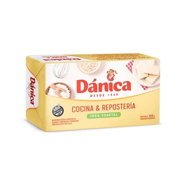 Margarina Vegetal Cocina & Reposteria Danica 500 G #1
