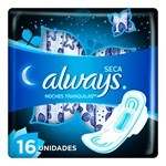 Always Seca Noches Tranquilas Toallitas Femeninas C/alasx16u | Unico #4