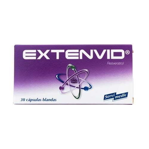 Extenvid | 30 Capsulas Blandas | Resveratrol #1