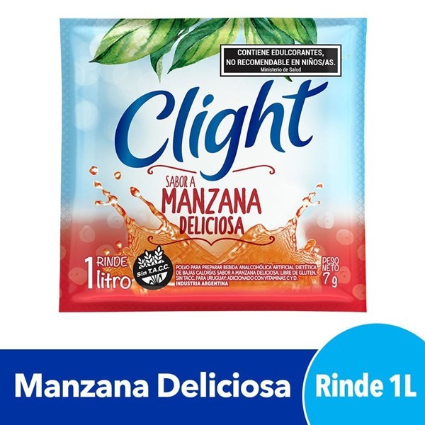 Jugo en Polvo  clight Manzana Deliciosa 7 g #1