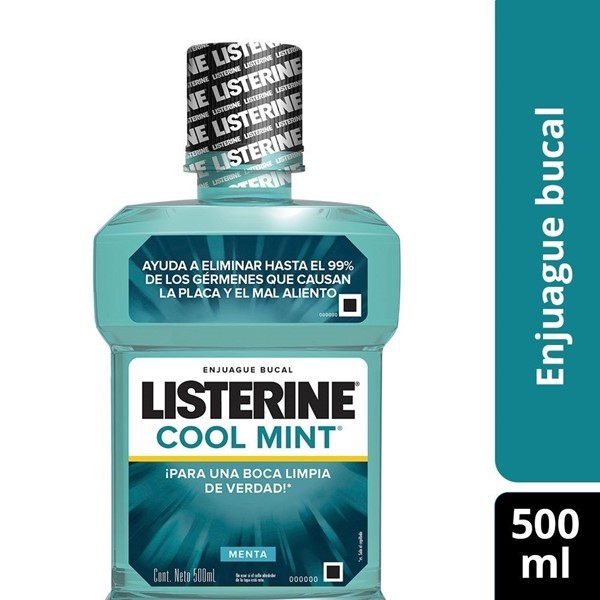 Enjuague Bucal Listerine Cool Mint x 500 ml alt