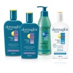 Kit Dermaglós Solar Fps50 + Fps40 + Niños Fps50 + Post Solar #1