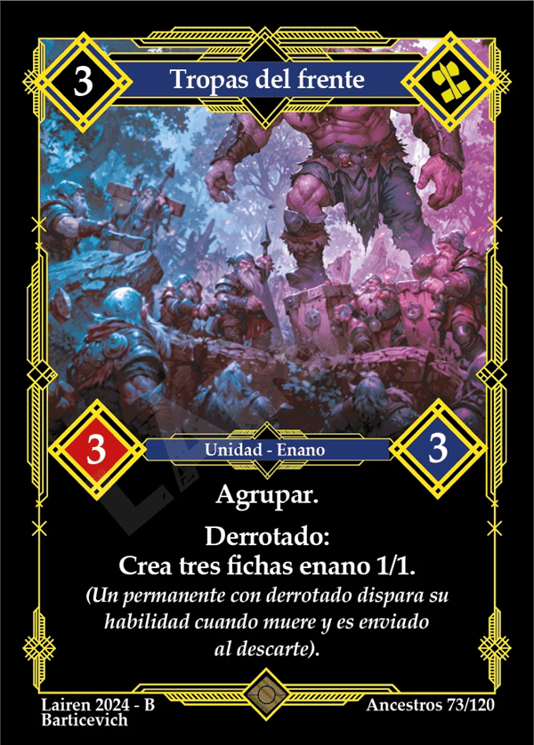 73 Tropas Del Frente - Coste 3
