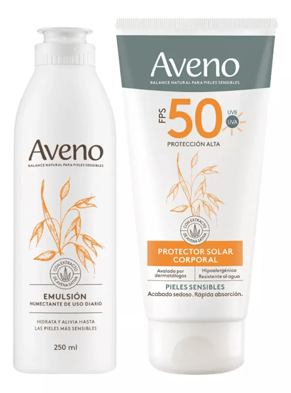 Aveno Kit Hidratación + Protección Corporal Emulsión 250 ml #1
