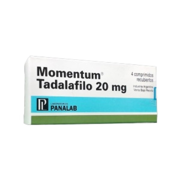 Panalab Momentum Tadalafilo 20 Mg x 4 Comp Recubiertos #1