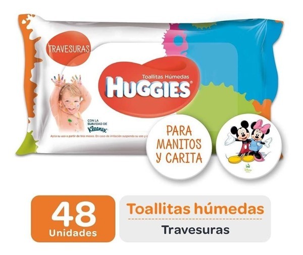 Huggies Toallitas Húmedas Travesuras x 48 Unidades #1