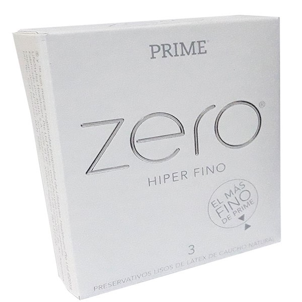 Preservativo de Látex Prime Zero Hiper Fino x 3 un alt