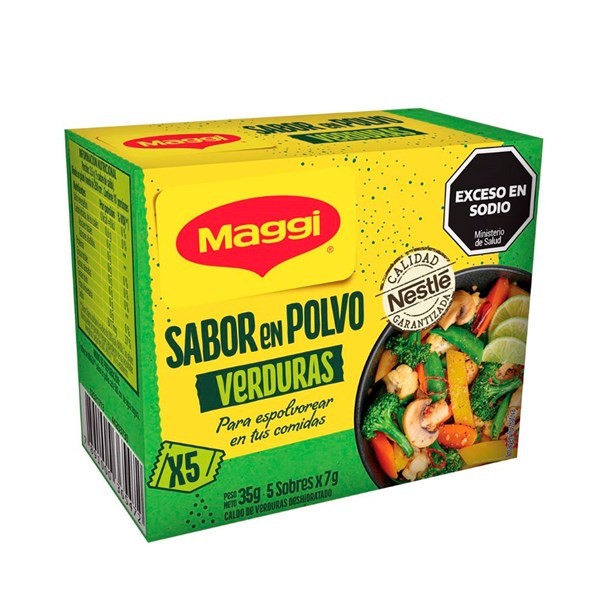 Caldo En Polvo Maggi De Verdura 35 G. #1