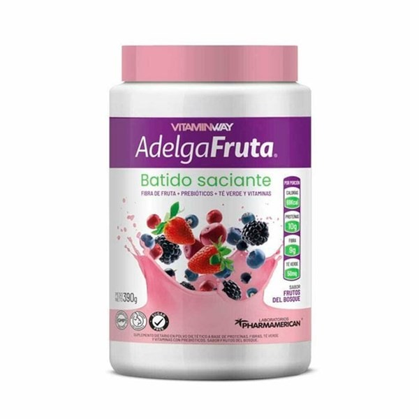 Adelgafruta Suplemento Dietario Batido Saciante Sabor Frutos Del Bosque 390 gr #1