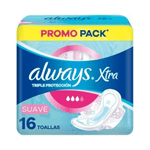 Always Toallitas Femeninas Suaves Maxi Protección (16 Unidades) #1