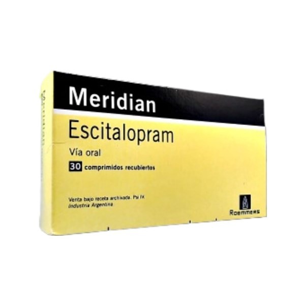 Roemmers Meridian Escitalopram 10 Mg x 30 Comp Recubiertos #1