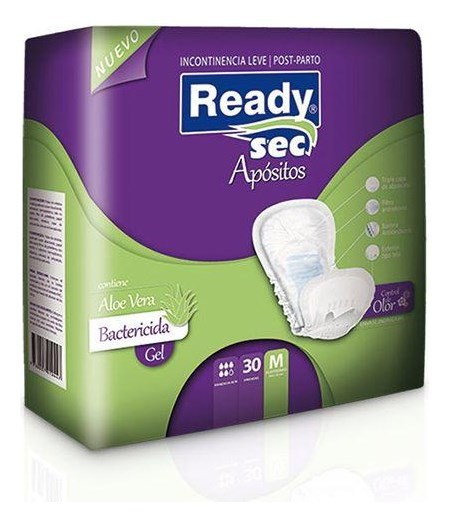 Apósitos Adultos READYSEC Talle M | 30 Unidades
