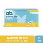 Ob Tampones Canal Curvo Medio 16 Unidades #1