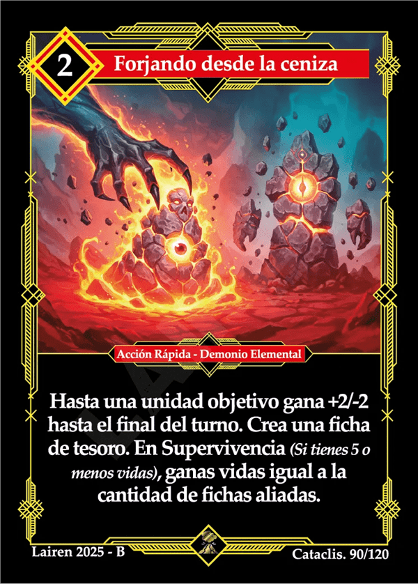 090 Forjando Desde La Ceniza - Coste 2