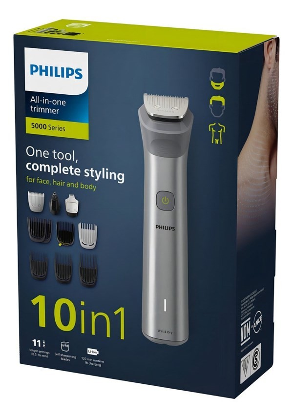 Multigroom 10En1 Serie 5000 592015 Mg/Philips Color Gris #1