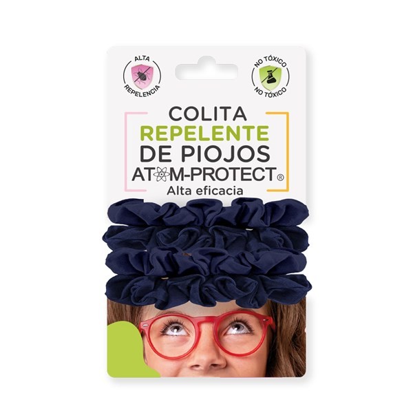 Colitas Atom Protect Repelente de Piojos Azul x 4 un #1