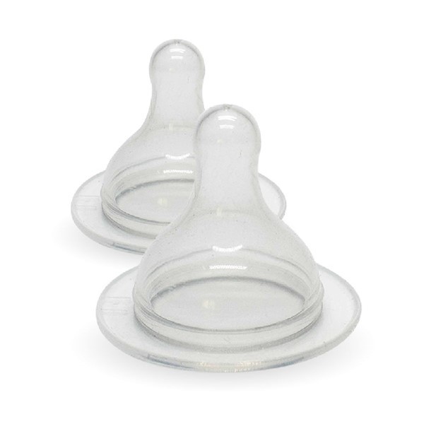 Bebefantitos Tetina de Silicona Boca Ancha (2 Unidades)