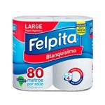 Papel Higienico Felpita Hoja Simple 4x80 #1
