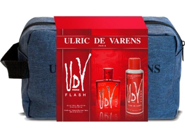 Ulric de Varens UDV Flash EDT 100 ml + Deo Aerosol + Necessaire #1