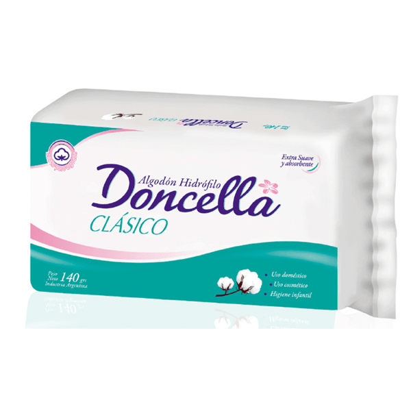 Doncella Algodón Hidrofilo Clásico x140g
