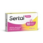 Sertal Fem | 10 Cápsulas Blandas | Propinox clorhidrato  #1