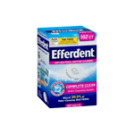 Tabletas Limpiadoras Efferdent Original x 102 Unid #1