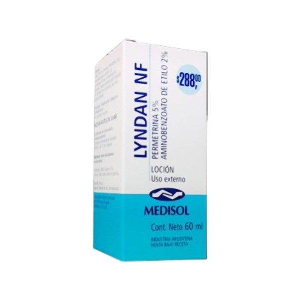 Medisol Loción Lyndan Nf Permetrina + Etilo,Aminobenzoato x 60 ml #1